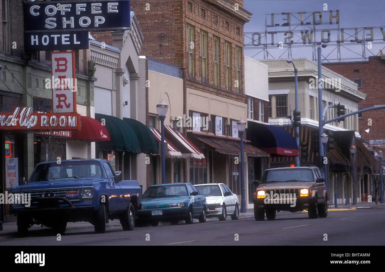 Downtown Pocatello Idaho USA Foto stock Alamy