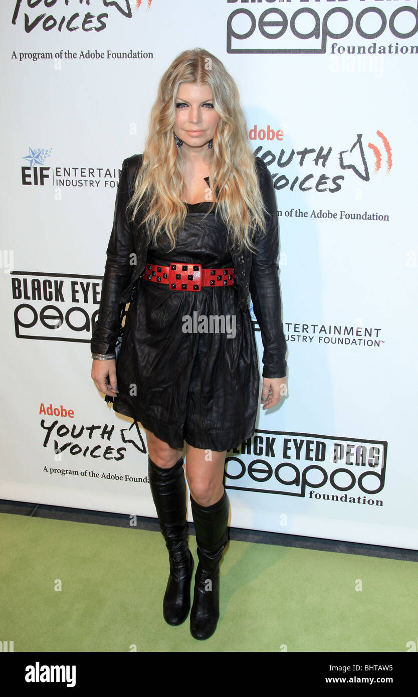 FERGIE 5TH Annuale Black Eyed Peas PEAPOD FOUNDATION CONCERTO BENEFICO DOWNTOWN LOS ANGELES CA USA 05 febbraio 2009 Foto Stock