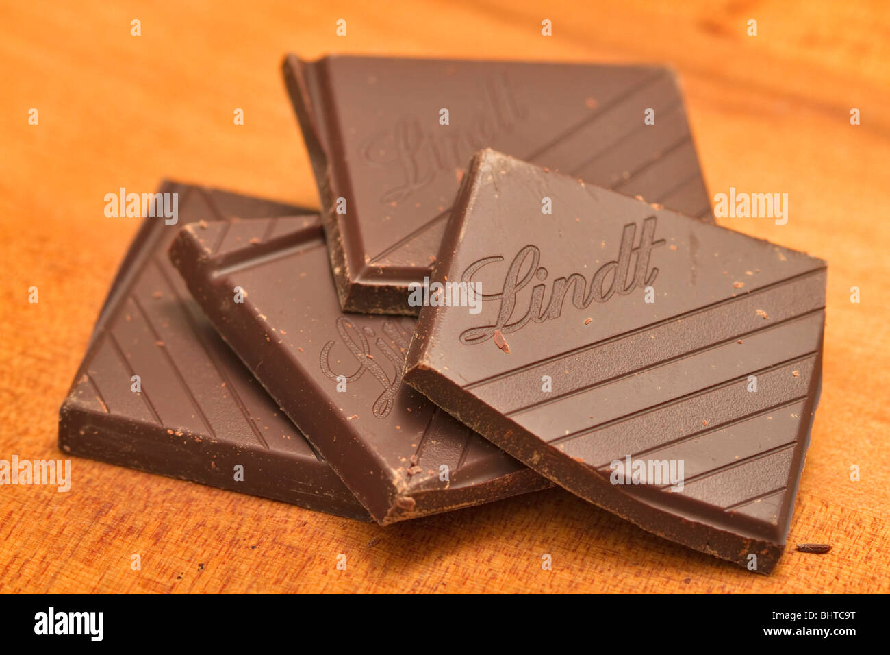 Il cioccolato per la cottura Foto Stock