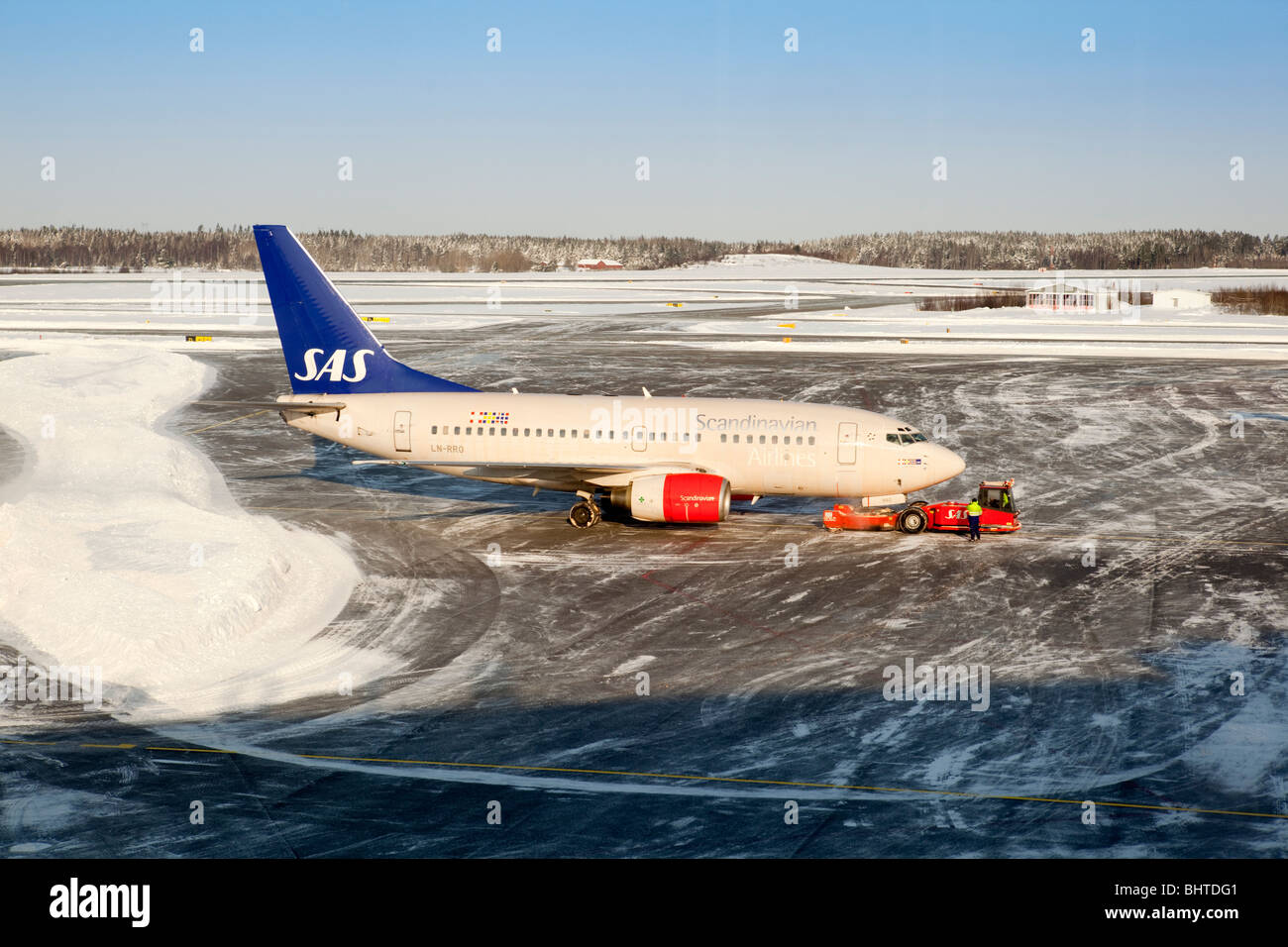 L'aeroporto di Arlanda (Svezia) Foto Stock