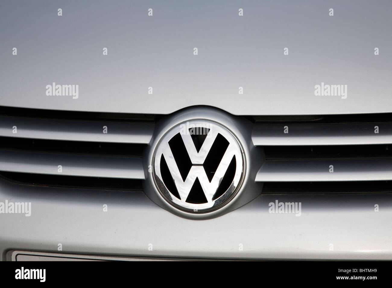 VW Volkswagen auto simbolo del logo Foto Stock