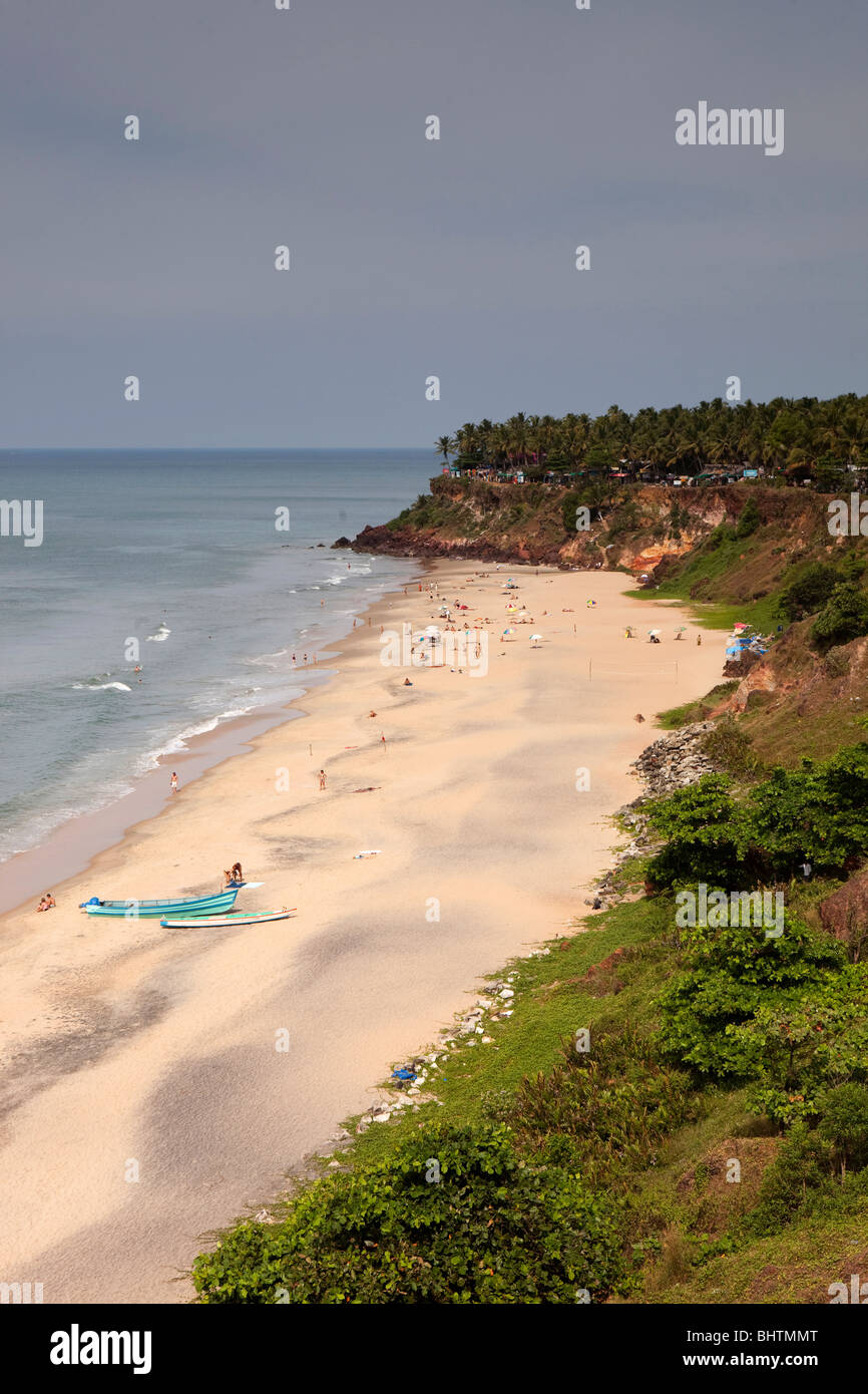 India Kerala, Varkala Beach Foto Stock