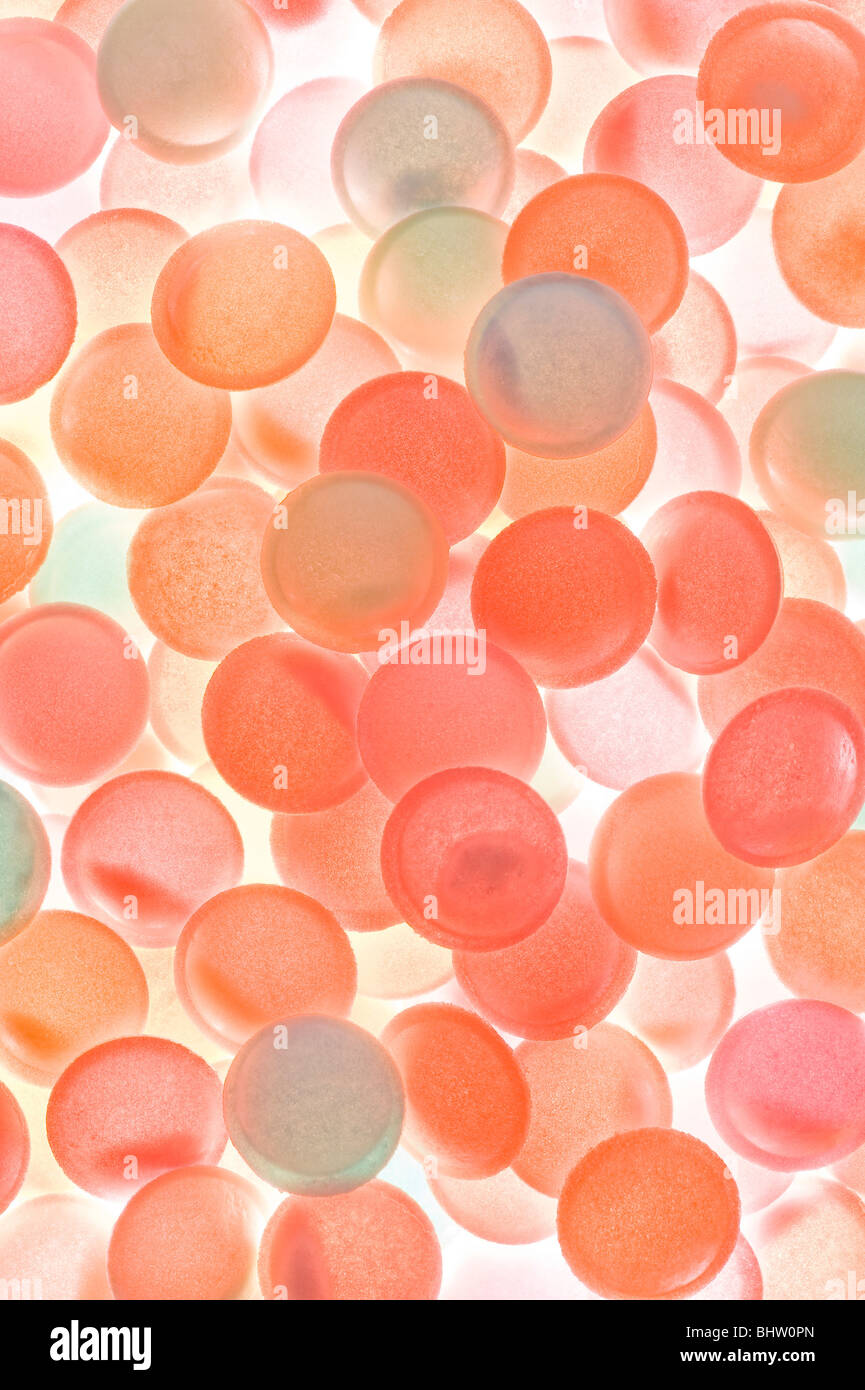 Studio retroilluminato colpo di Flying Saucer dolci Foto Stock