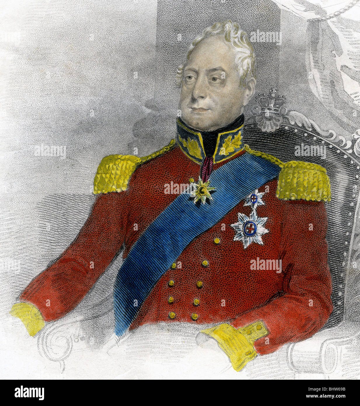 KING WILLIAM IV - Re di Gran Bretagna (1765-1837) Foto Stock
