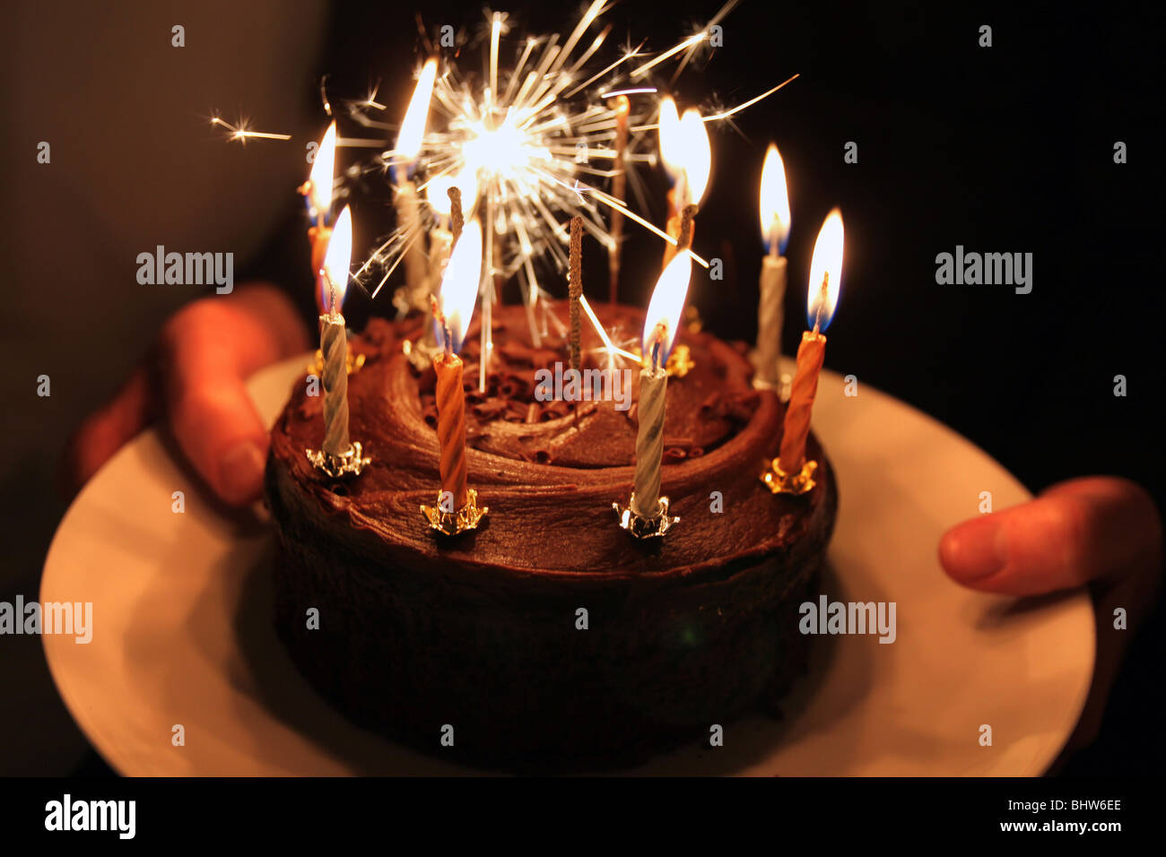 Celebrazione torta Foto Stock