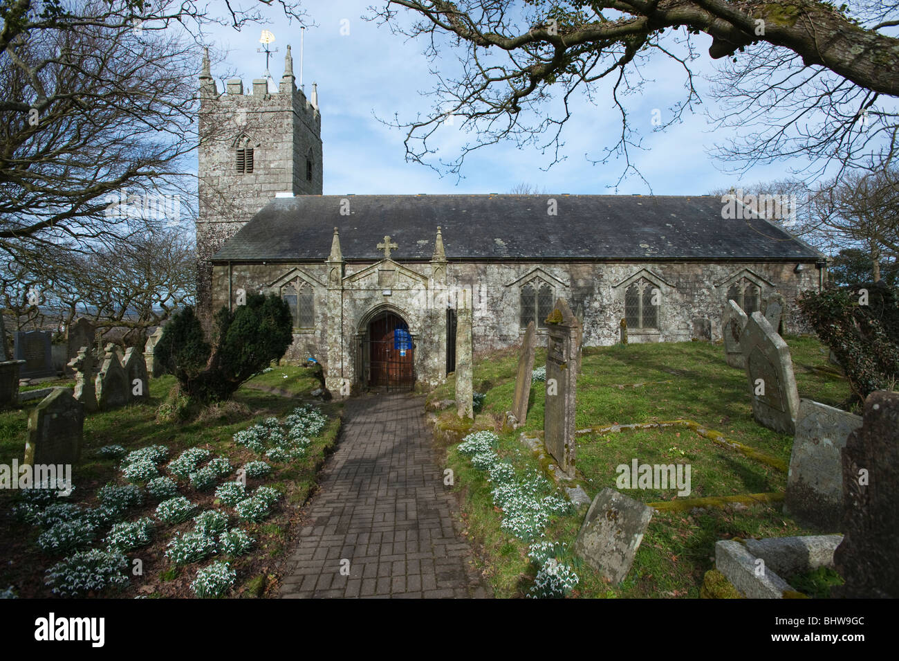 Intorno a St Dennis, Cornwall Foto Stock