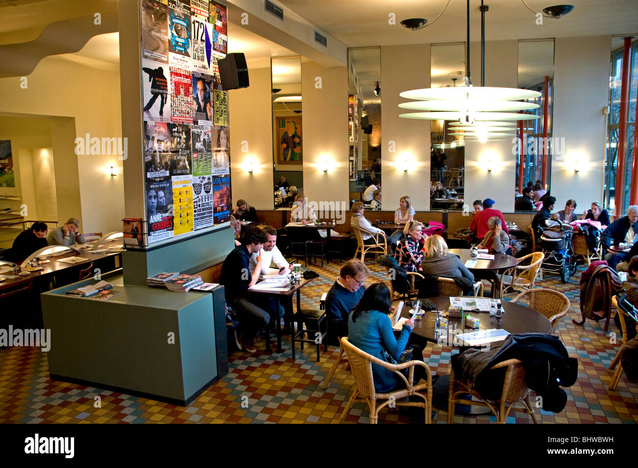 Amsterdam Cafe Pub Bar Ristorante de Jaren Holland Paesi Bassi Foto Stock