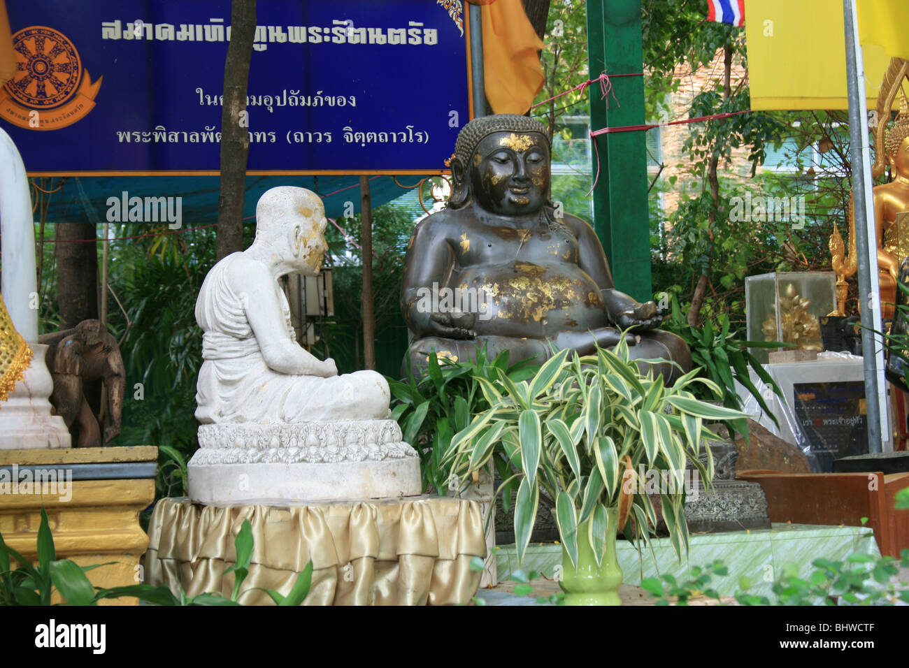 Statue di Buddha, Bangkok, Thailandia. Foto Stock