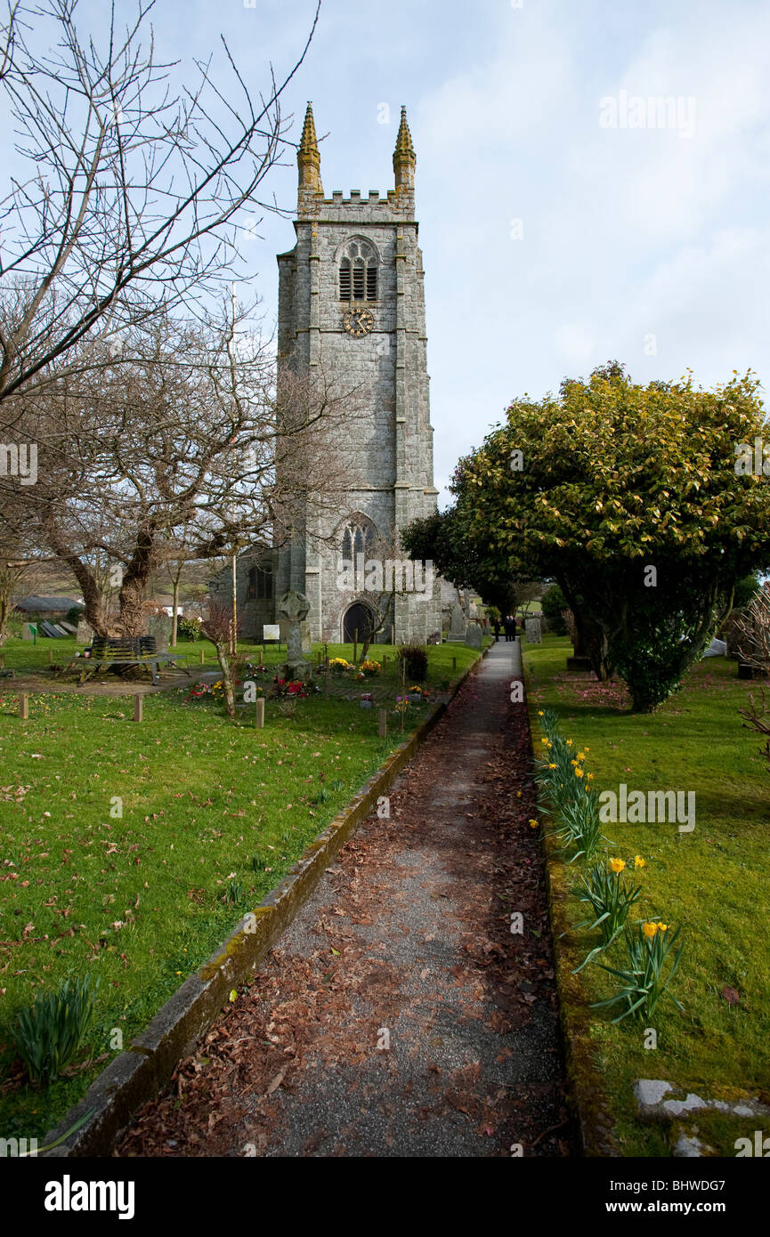 St Stephens villaggio di argilla Cornovaglia Foto Stock