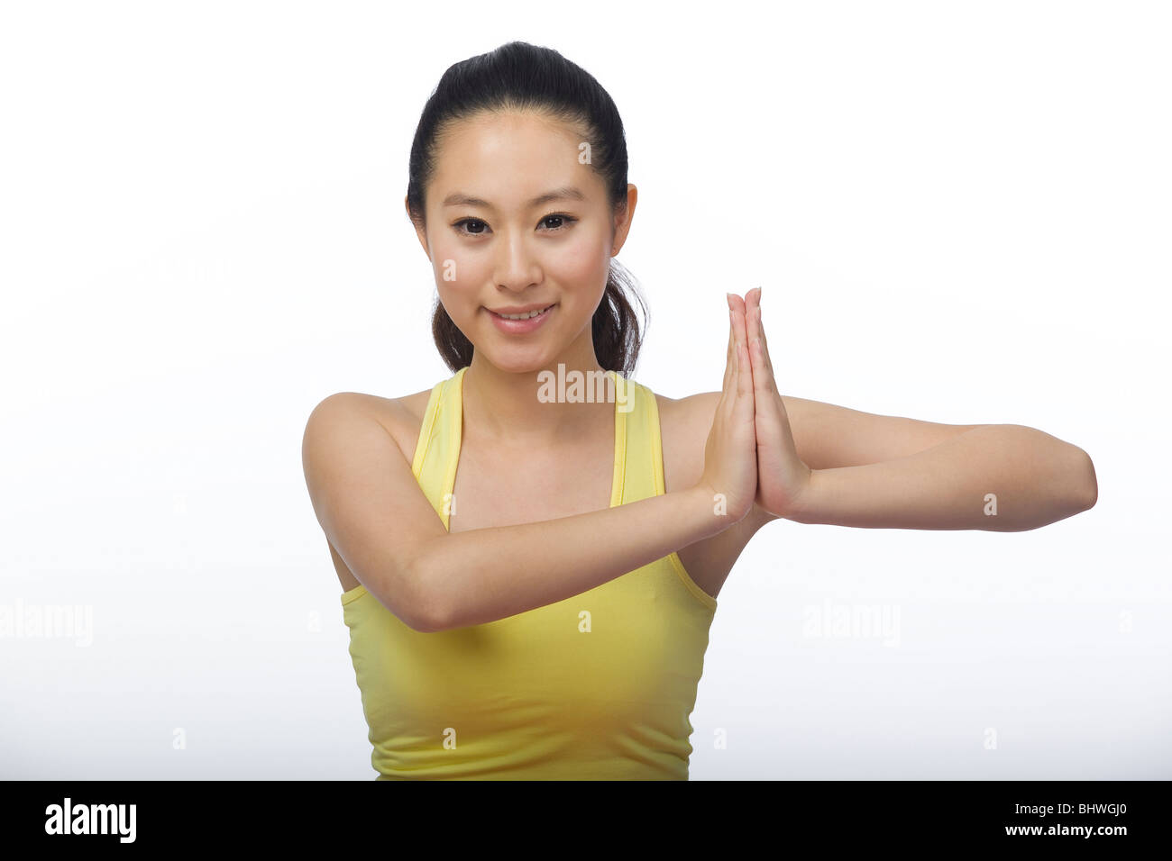 La donna nel tempo libero Foto Stock