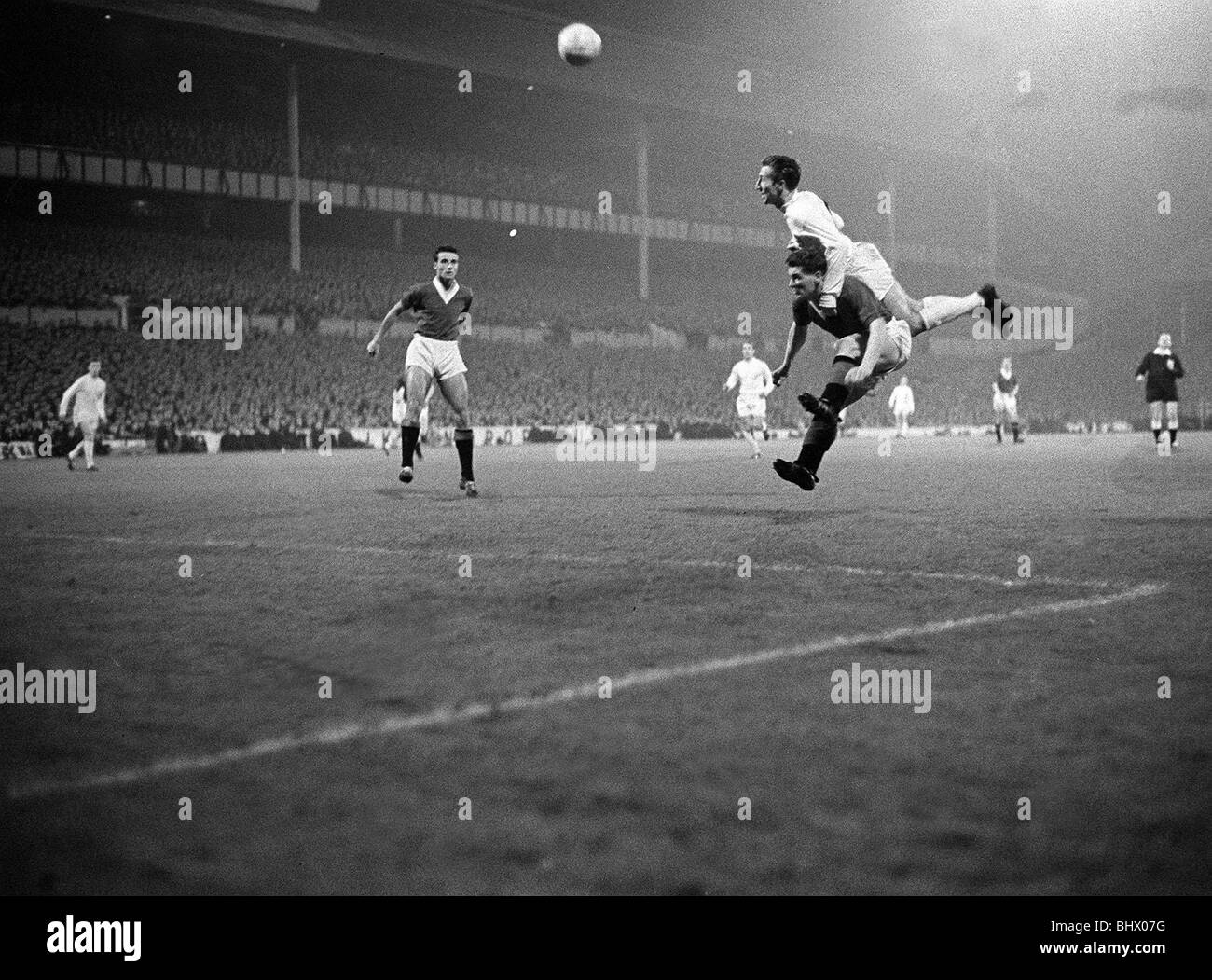 Tottenham Hotspur v Glasgow Rangers European Cup 1962 Obiettivo Foto Stock