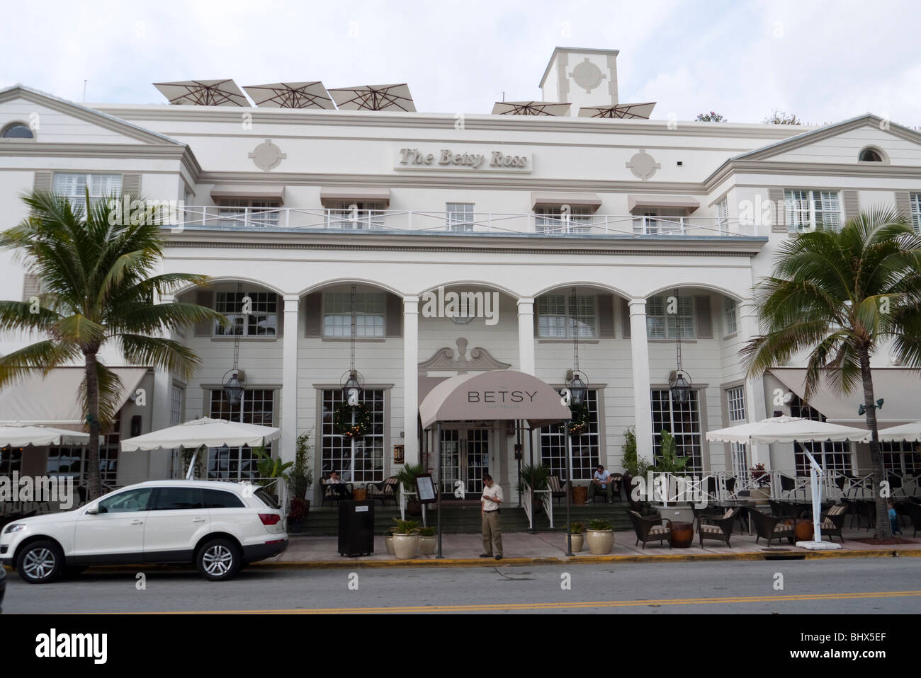 Il Betsy Hotel a Ocean Drive ,South Beach di Miami Foto Stock