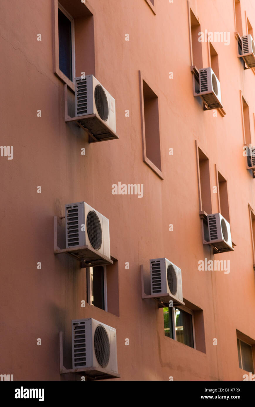 Condizionatori di aria, Marrakech, Marocco. Foto Stock