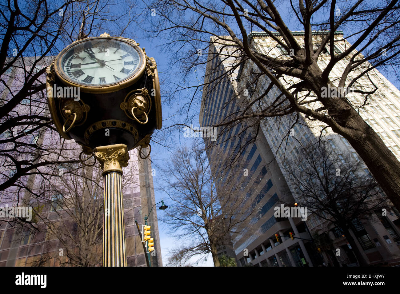 Washington Square, Columbia, nella Carolina del Sud Foto Stock