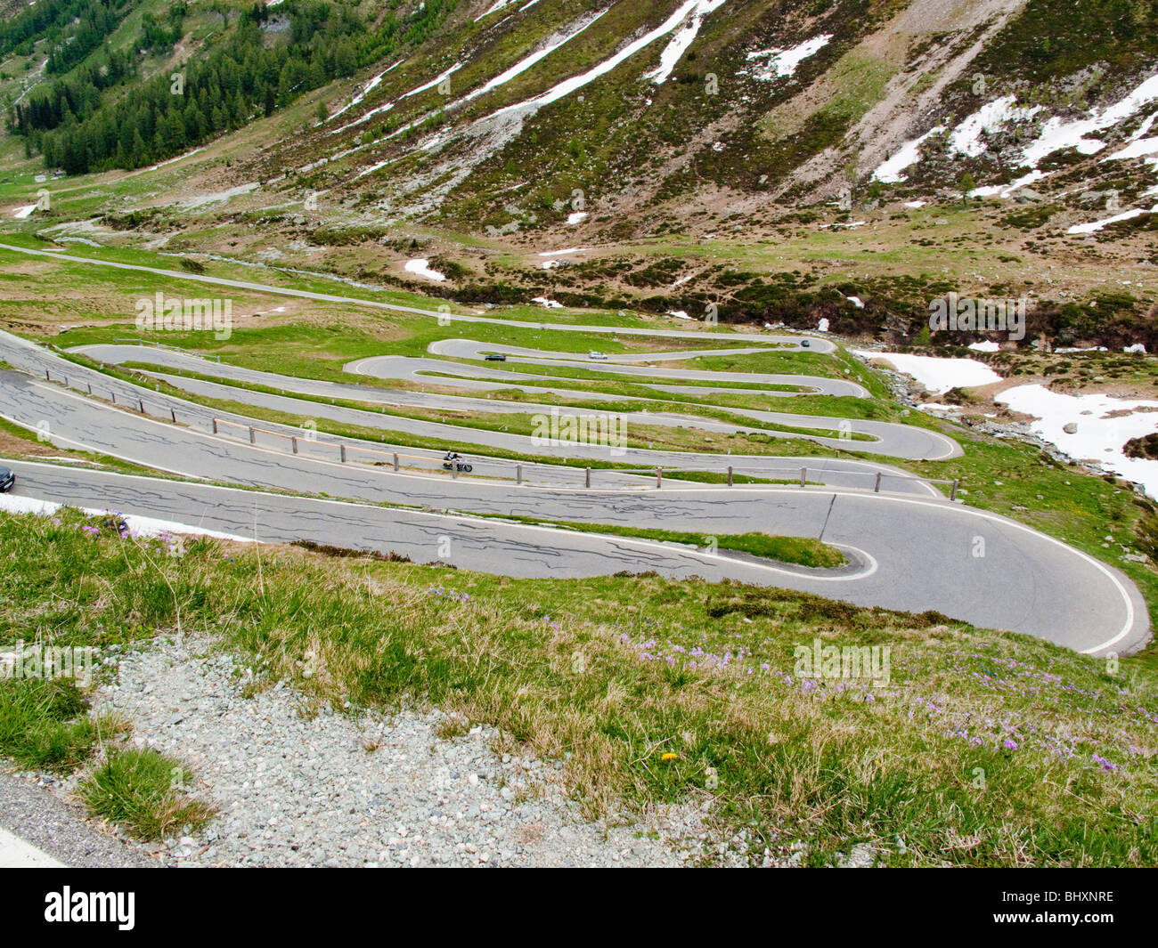 strada della montagna Foto Stock
