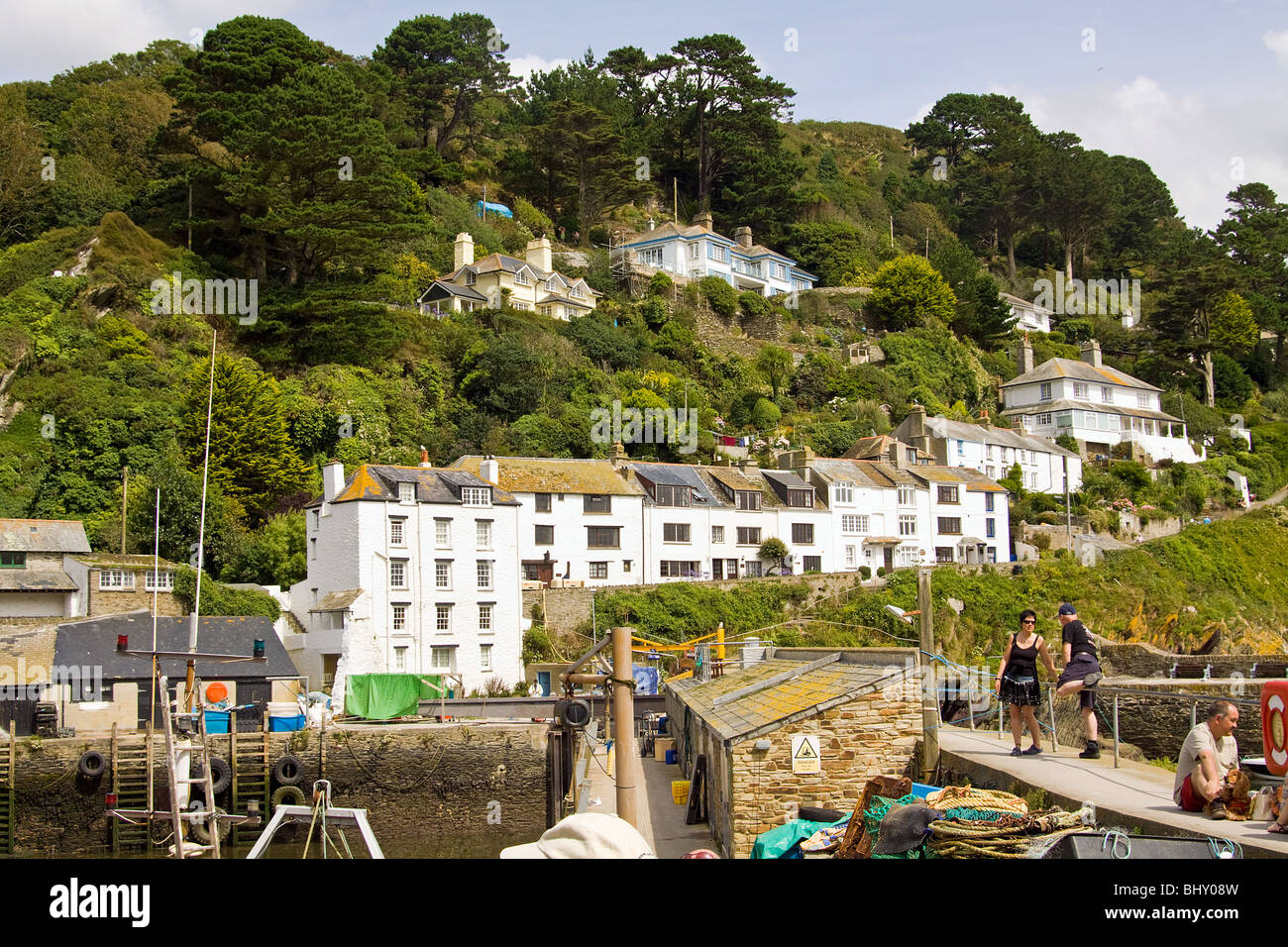 Polperro Cornwall Foto Stock