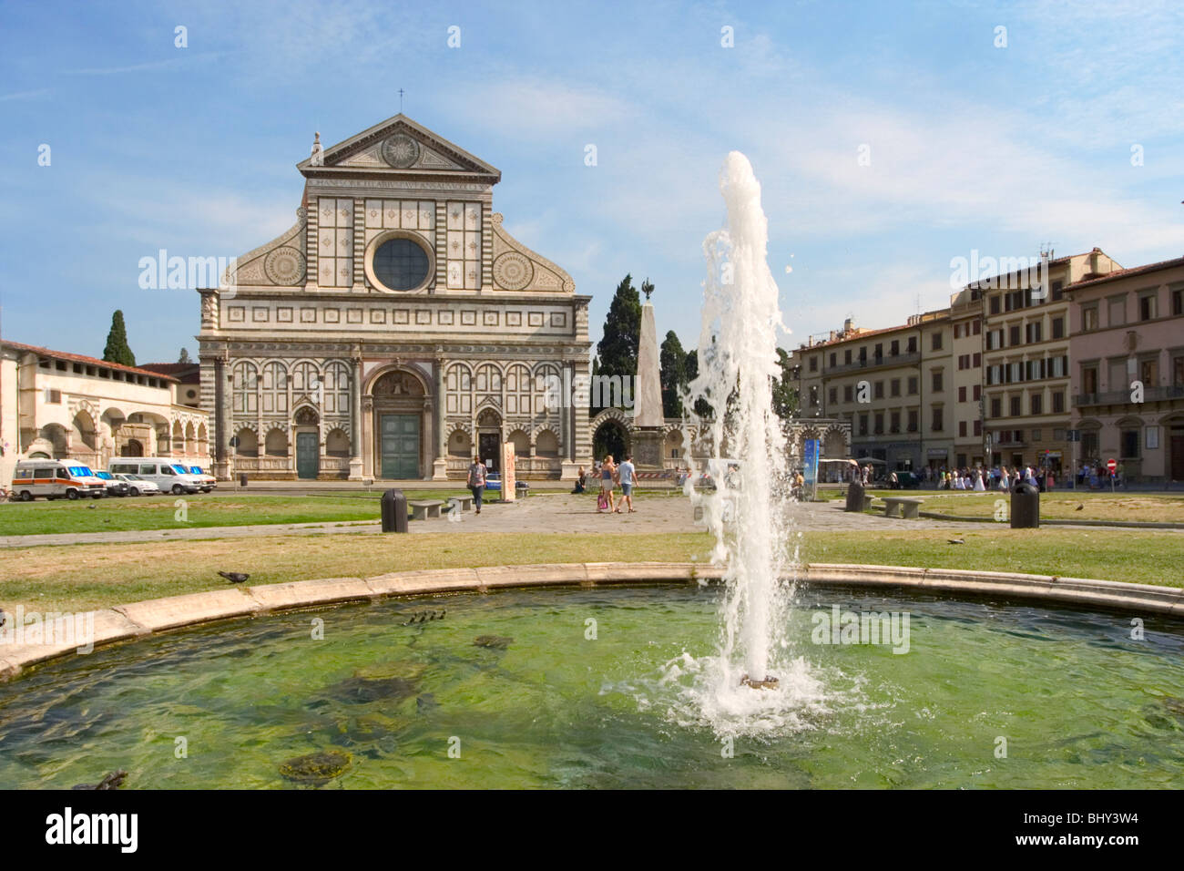 Santa Maria Novella a Firenze Foto Stock