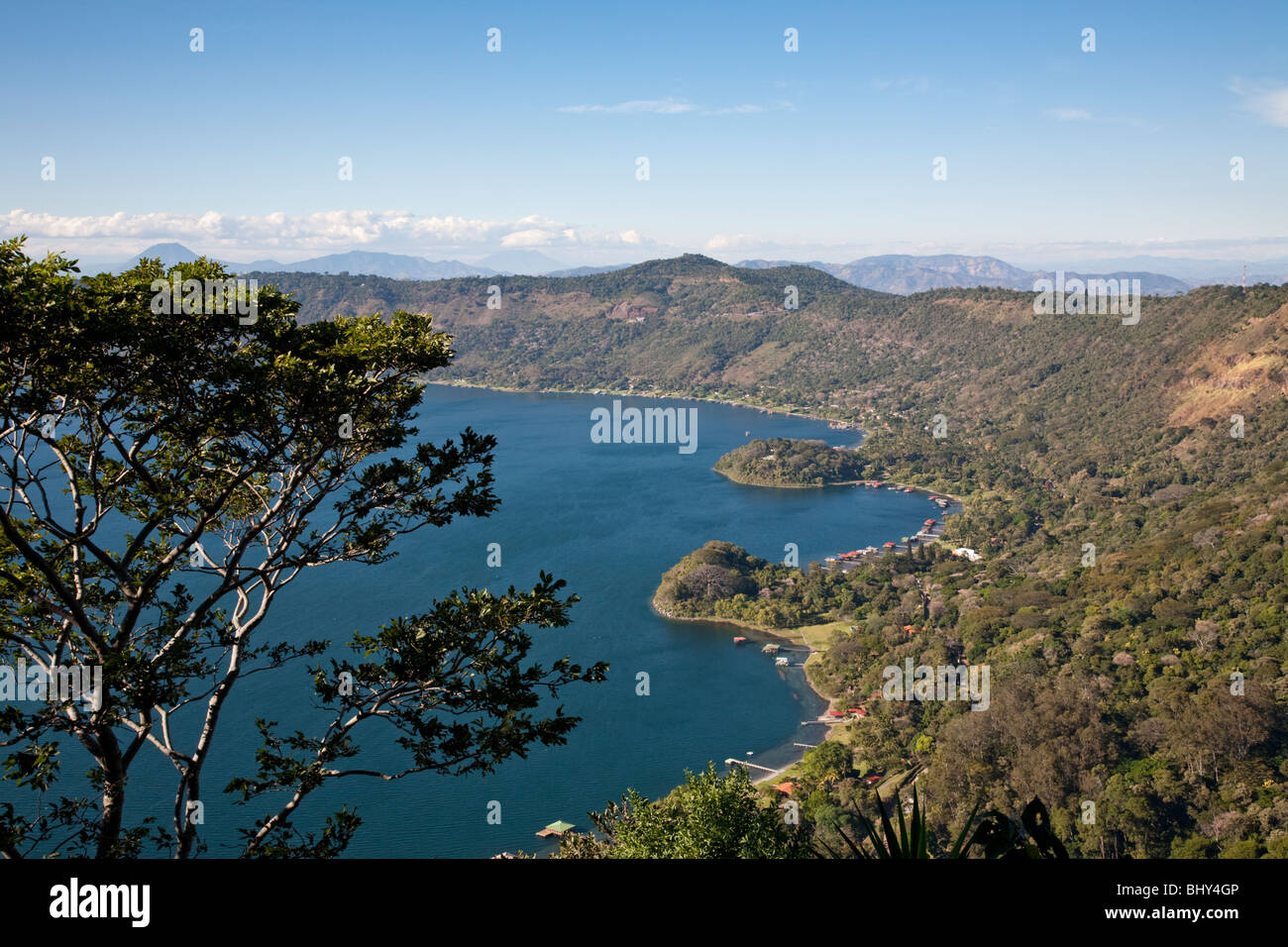 Lago de Coatepeque, Cerro Verde, El Salvador Foto Stock