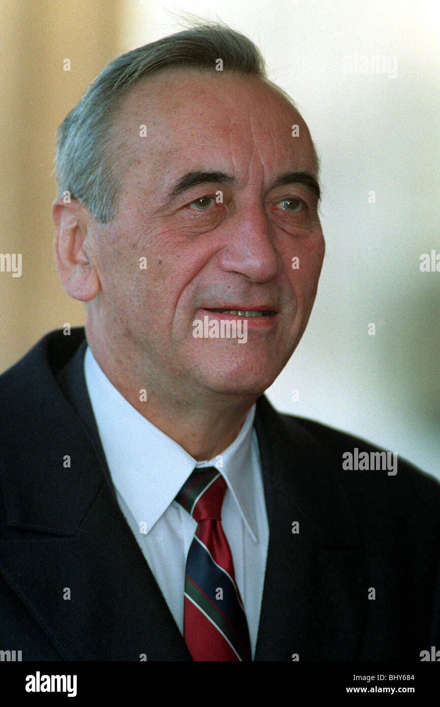 Signor MAZOWIECKI ex presidente polacco 19 Novembre 1990 Foto Stock