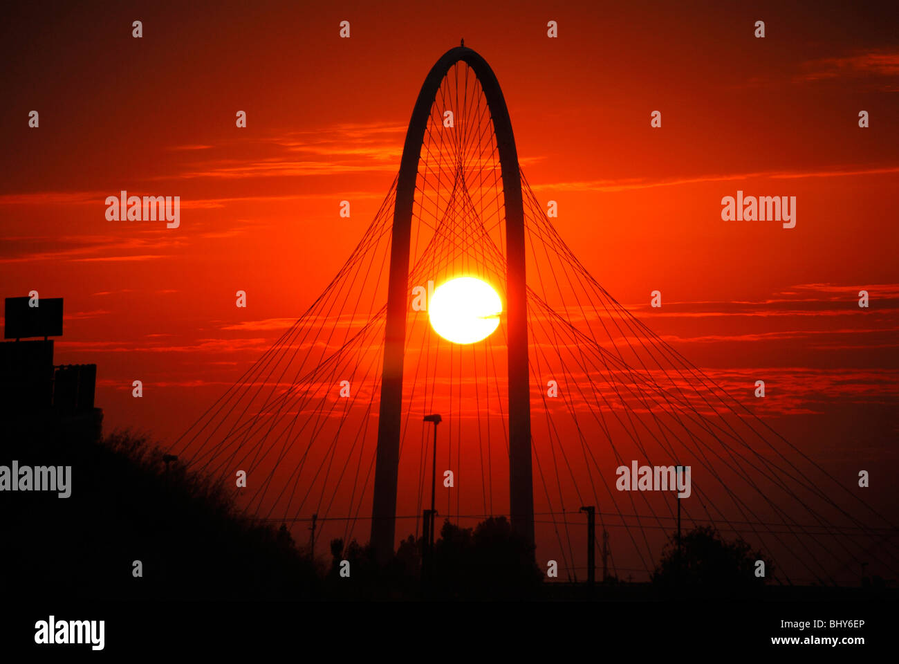 L'Italia, Emilia Romagna, Reggio Emilia, austostrada del sole (autostrada), Santiago Calatrava bridge Foto Stock
