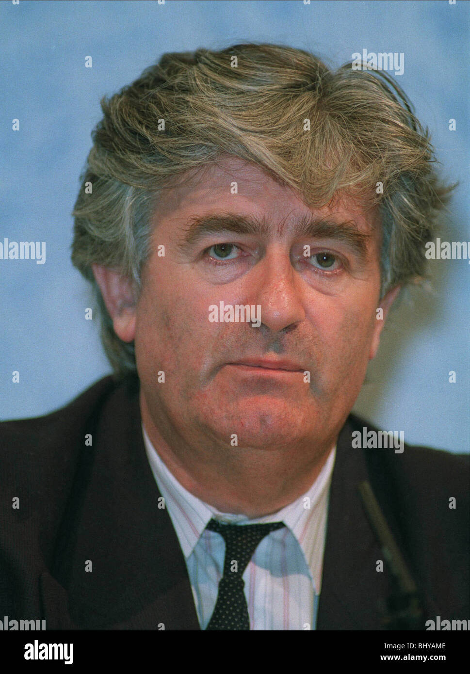 RADOVAN KARADZIC bosniaco-leader serbo 28 Agosto 1992 Foto Stock