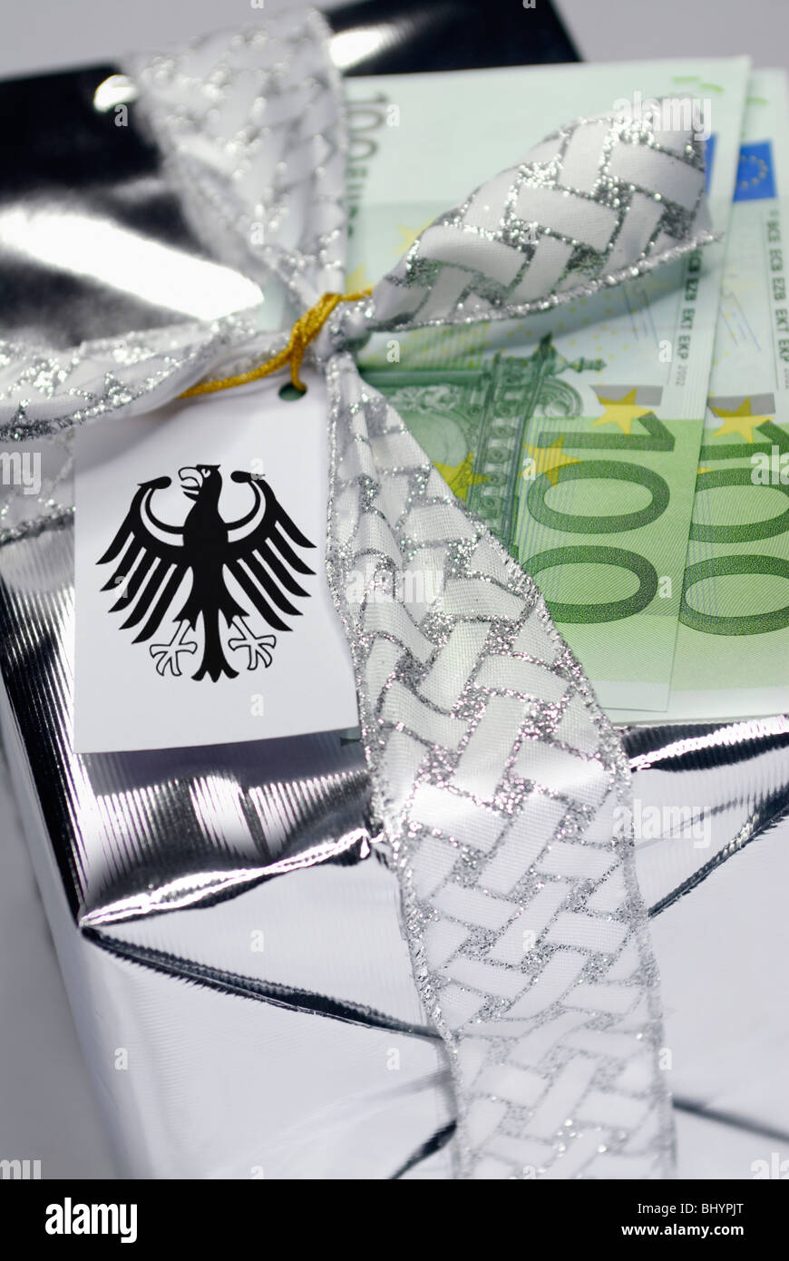 Giveaway di tassa Foto Stock