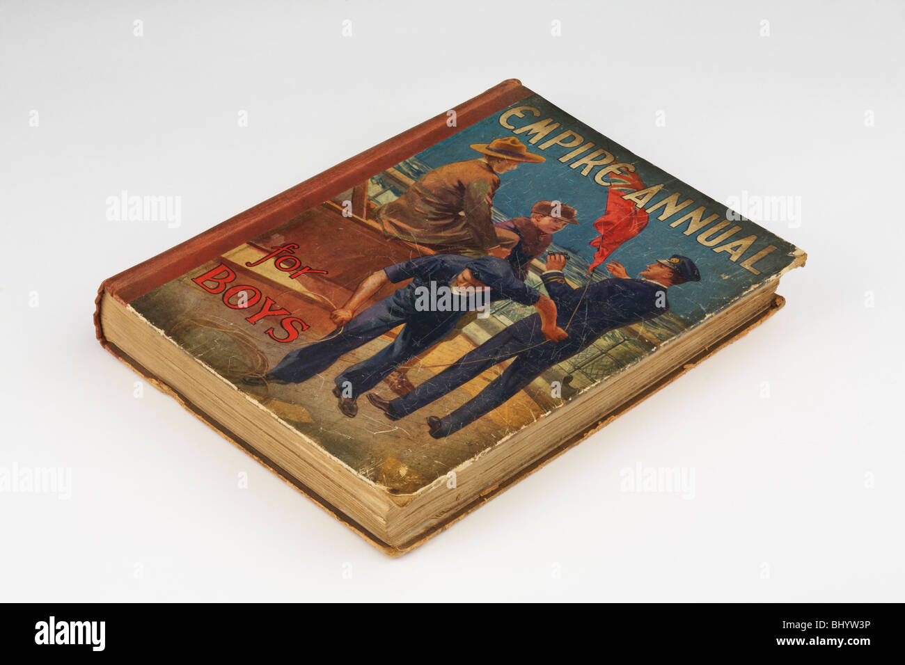 Ragazzi Impero libro annuale 1925 su sfondo bianco Foto Stock