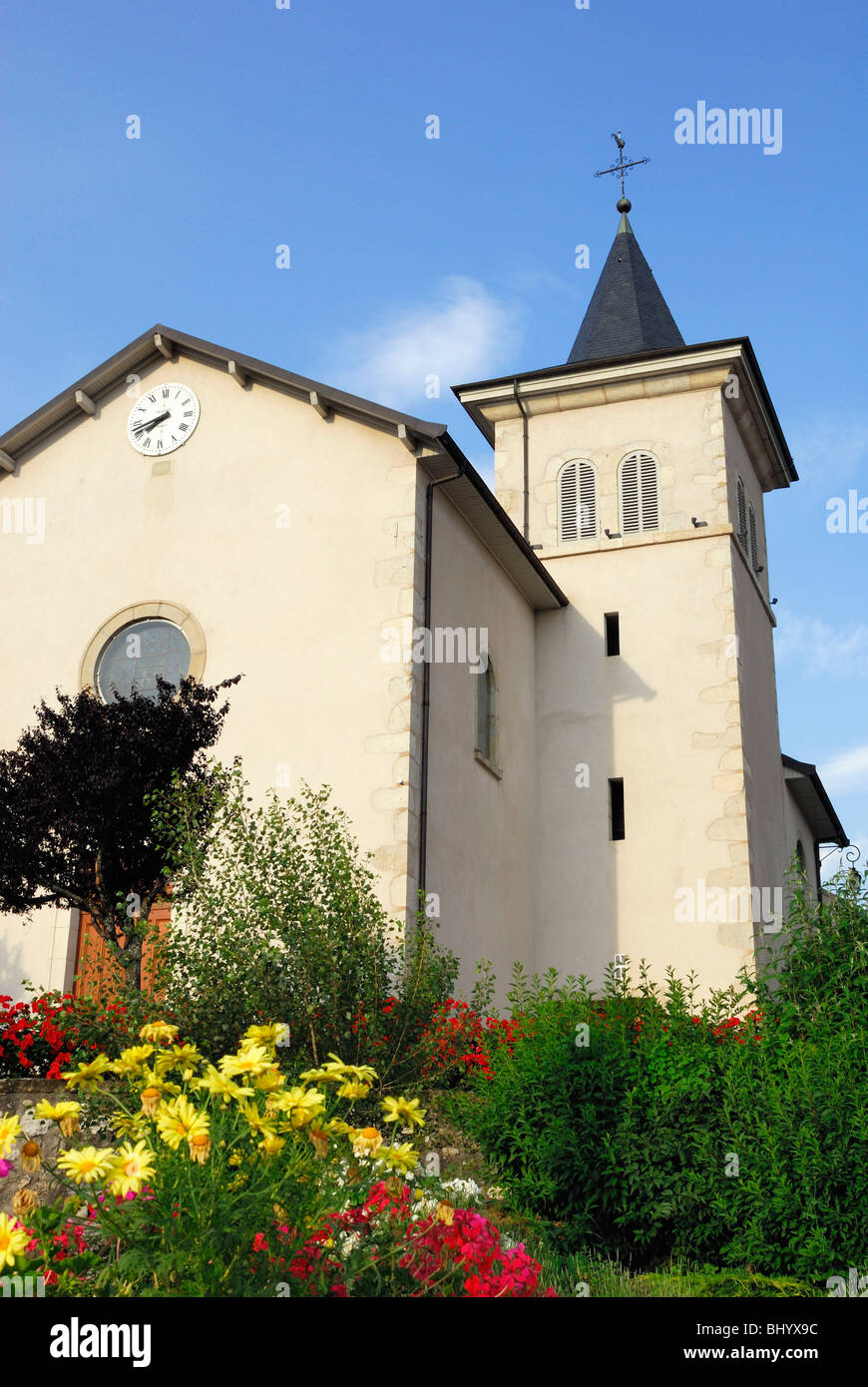 Chiesa di Beaumont, Haute Savoie department (Alta Savoia) (74) Foto Stock