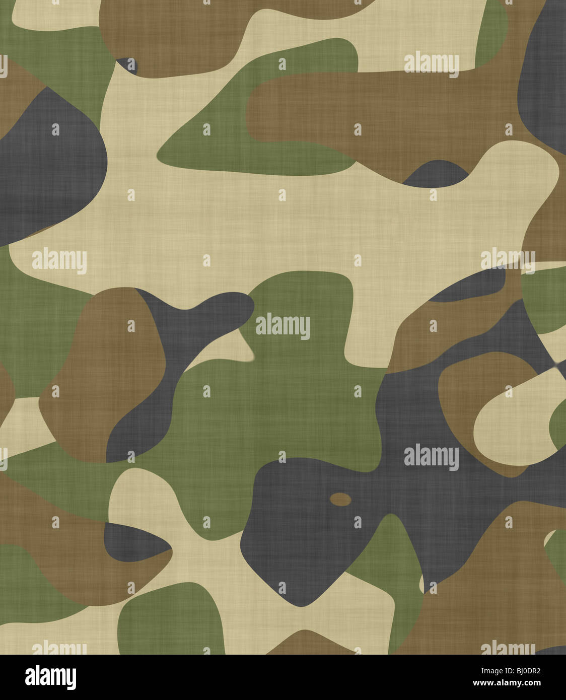 Grande immagine del tessuto camouflage con spazio per il testo Foto Stock