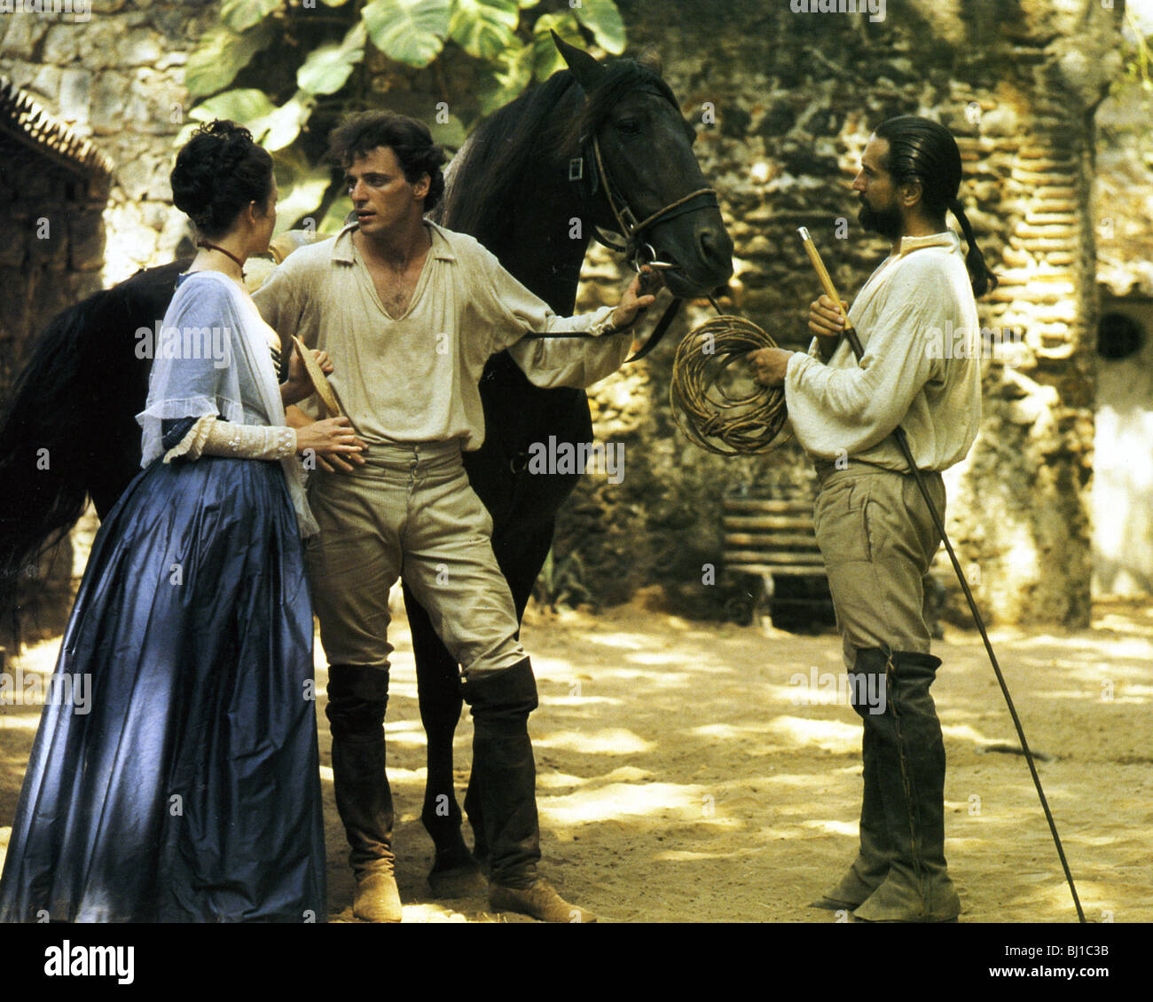 La missione - 1986 Goldcrest film con Robert De Niro a destra e Cherie lunghi Foto Stock