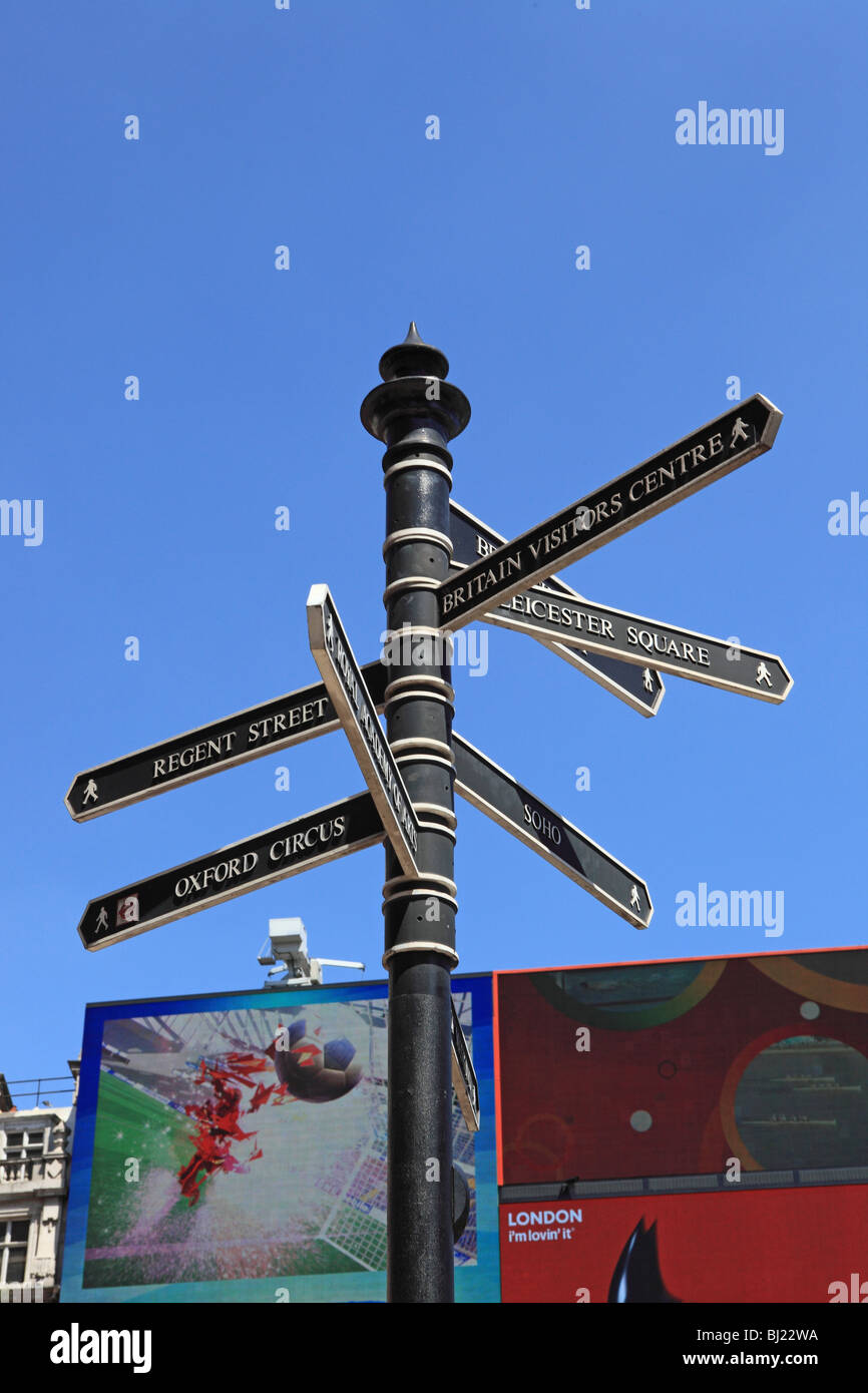 Londra, Piccadilly Circus Foto Stock