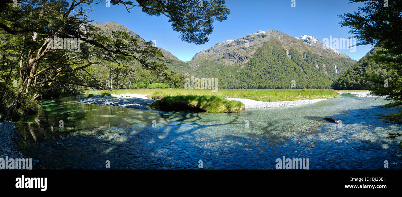 Appartamenti Routeburn, Routeburn Track, montare gli aspiranti National Park, Nuova Zelanda Foto Stock