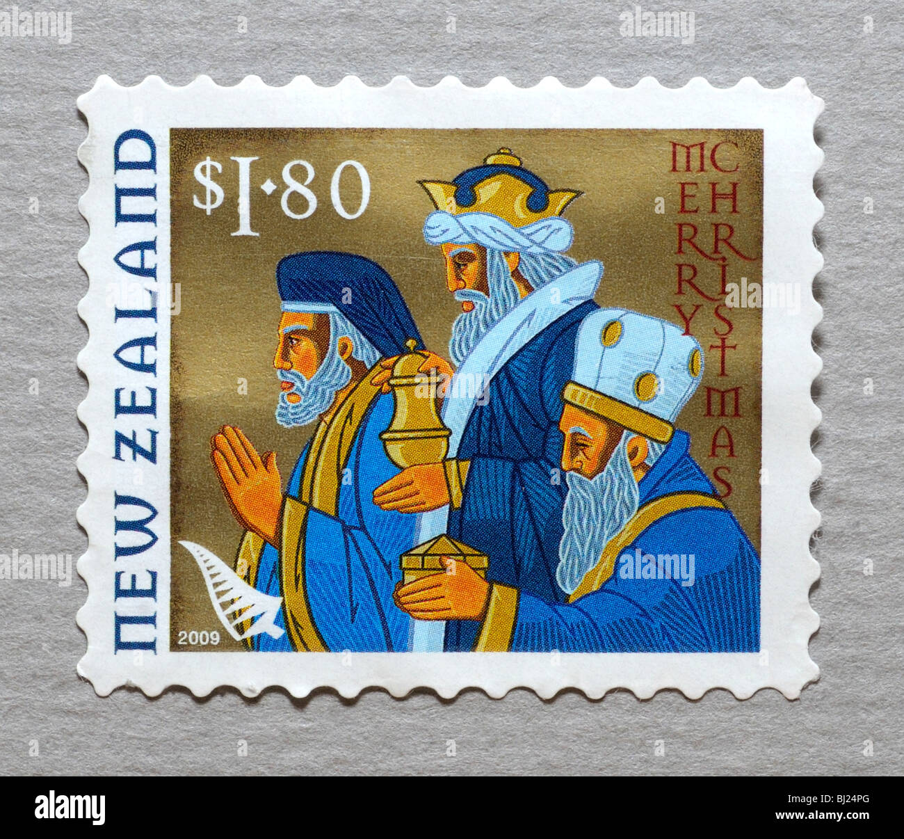 Nuova Zelanda francobollo. Foto Stock