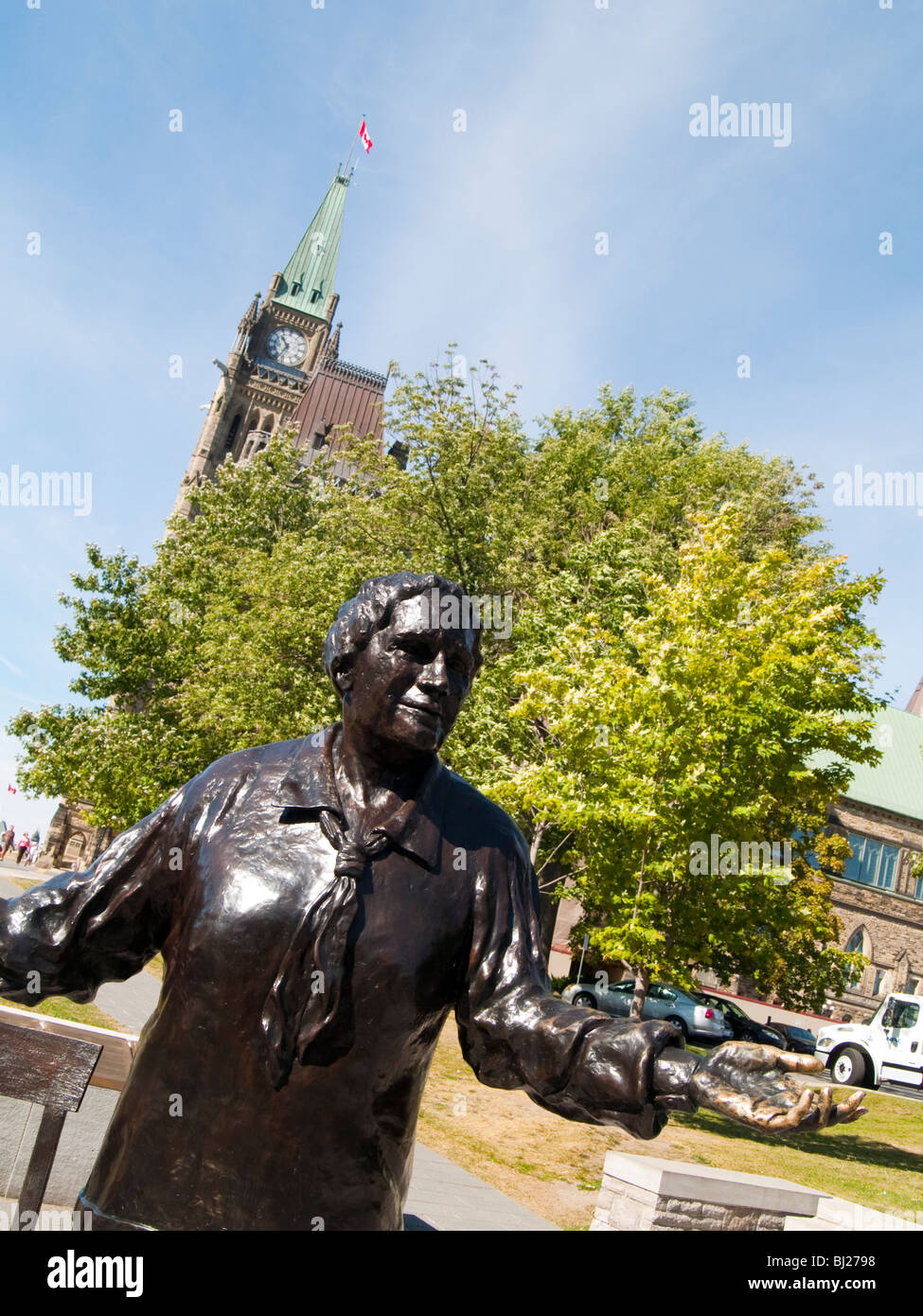 Le donne sono persone monumento sulla Collina del Parlamento a Ottawa, Ontario Canada Foto Stock