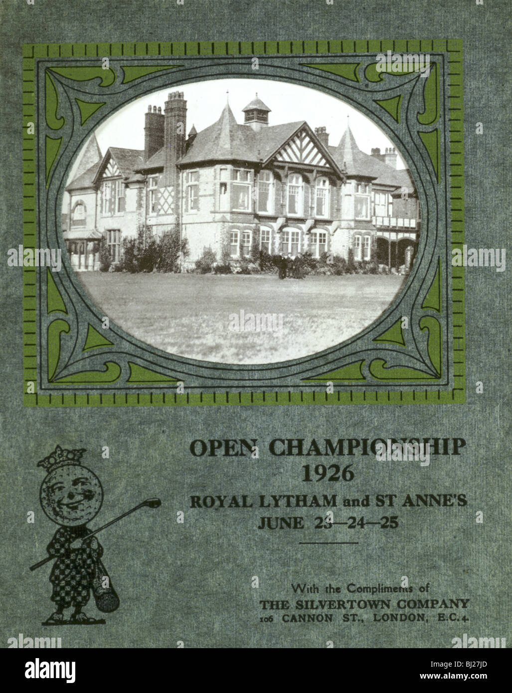 Poster per Open Championship, Royal e di Lytham St Annes, 1926. Artista: sconosciuto Foto Stock