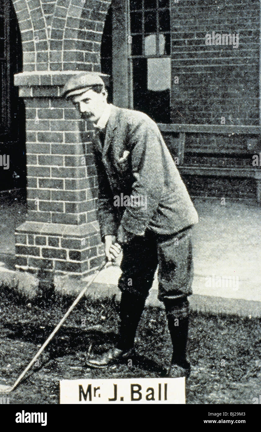 John Ball (1861-1940), British golfista, carta di sigaretta, 1903. Artista: sconosciuto Foto Stock