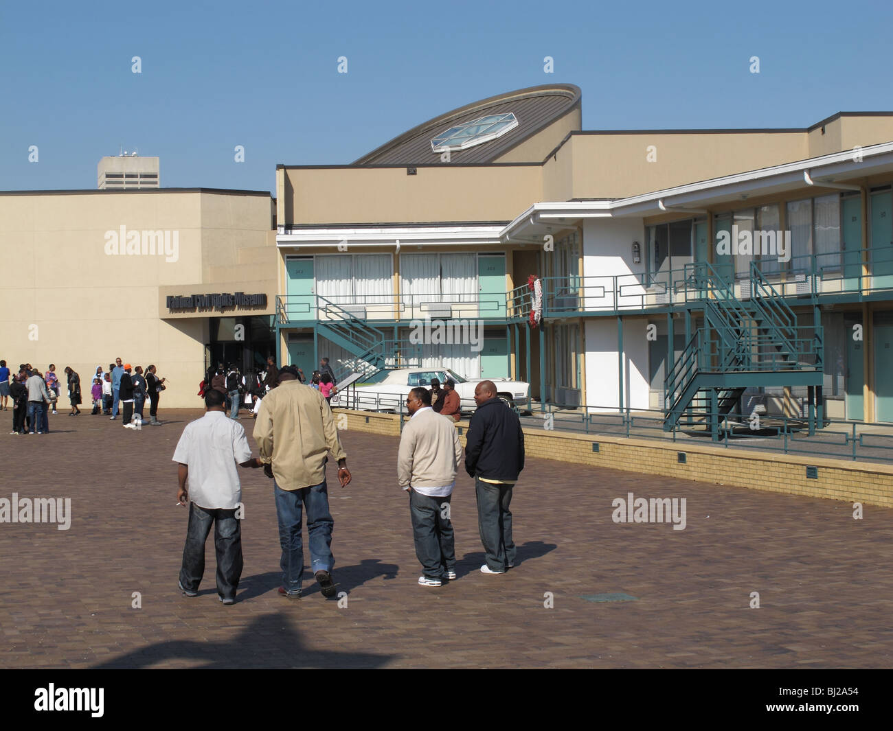 Stati Uniti d'America Memphis-National Museo dei Diritti Civili al Lorraine Motel- sito dell'assassinio del dottor Martin Luther King Jr MLK Foto Stock