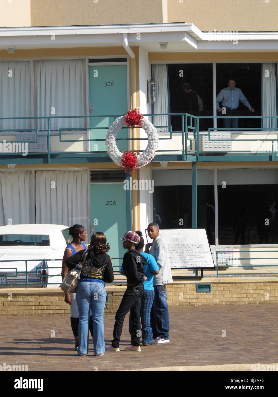 Stati Uniti d'America Memphis-National Museo dei Diritti Civili al Lorraine Motel- sito dell'assassinio del dottor Martin Luther King Jr MLK Foto Stock