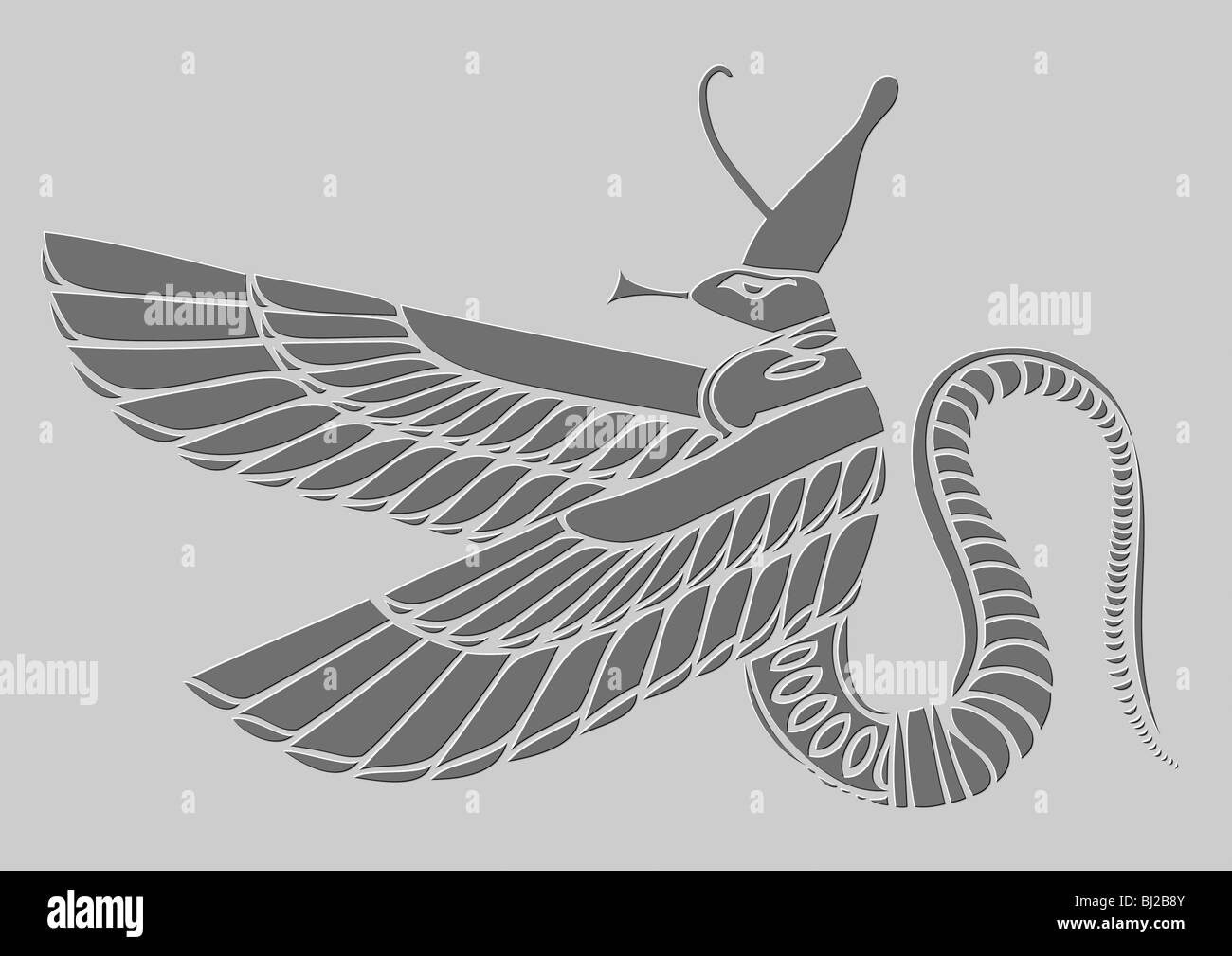 Demone egiziano Foto Stock