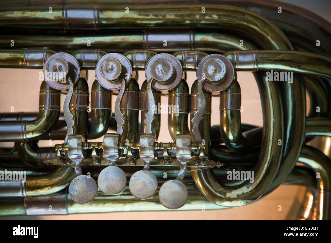 Vento Kaiserbass strumento musicale 1900 Foto Stock