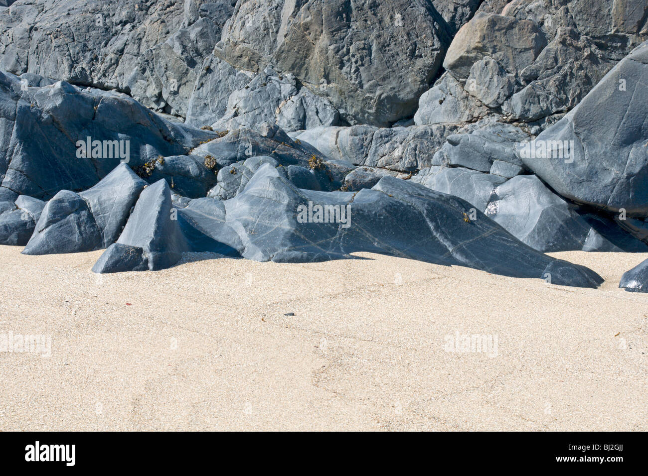 Una roccia naturale mostro marino formato da erosione di acqua Foto Stock