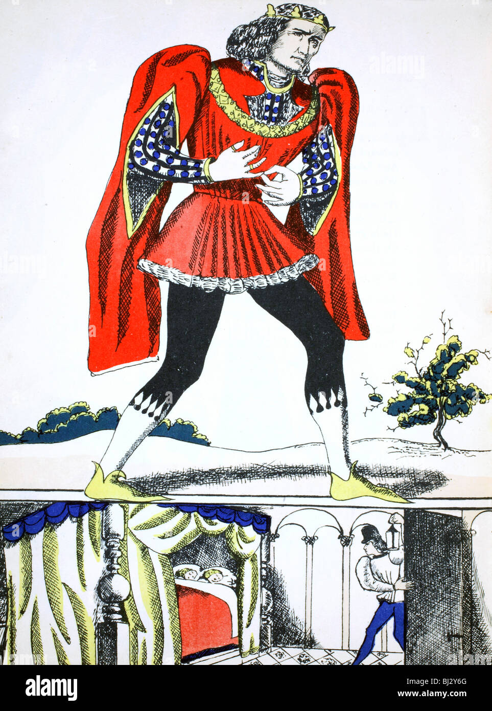 Richard III, re d'Inghilterra dal 1483, (1932). Artista: Rosalind Thornycroft Foto Stock