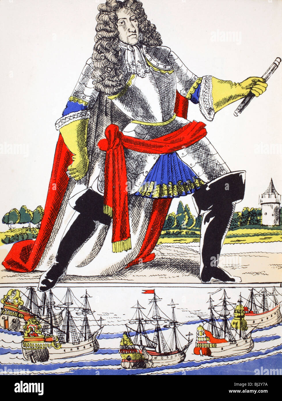 Giacomo II, re di Gran Bretagna e Irlanda dal 1685, (1932). Artista: Rosalind Thornycroft Foto Stock