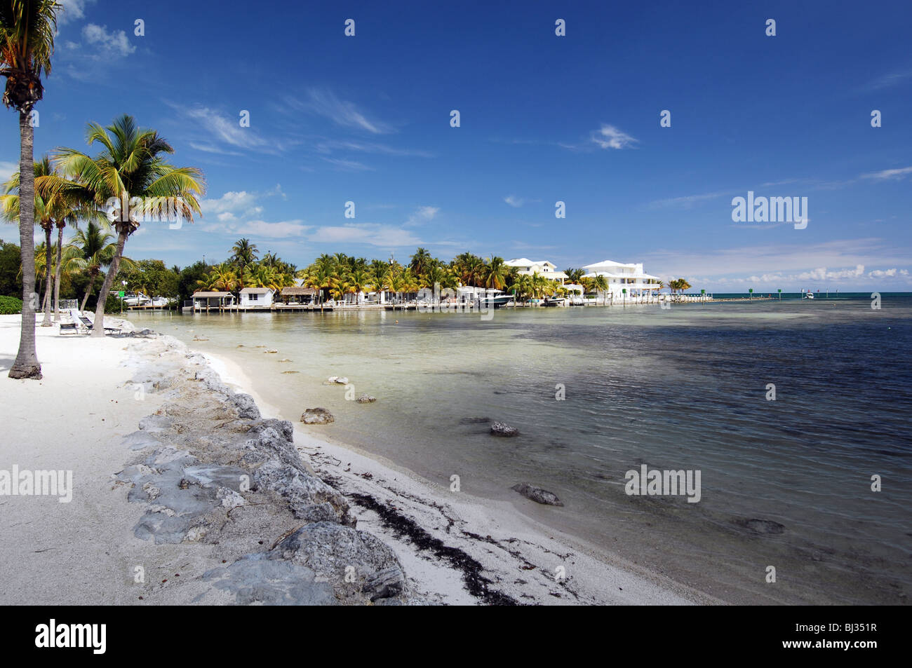 Strada per Key West , Florida , STATI UNITI Foto Stock