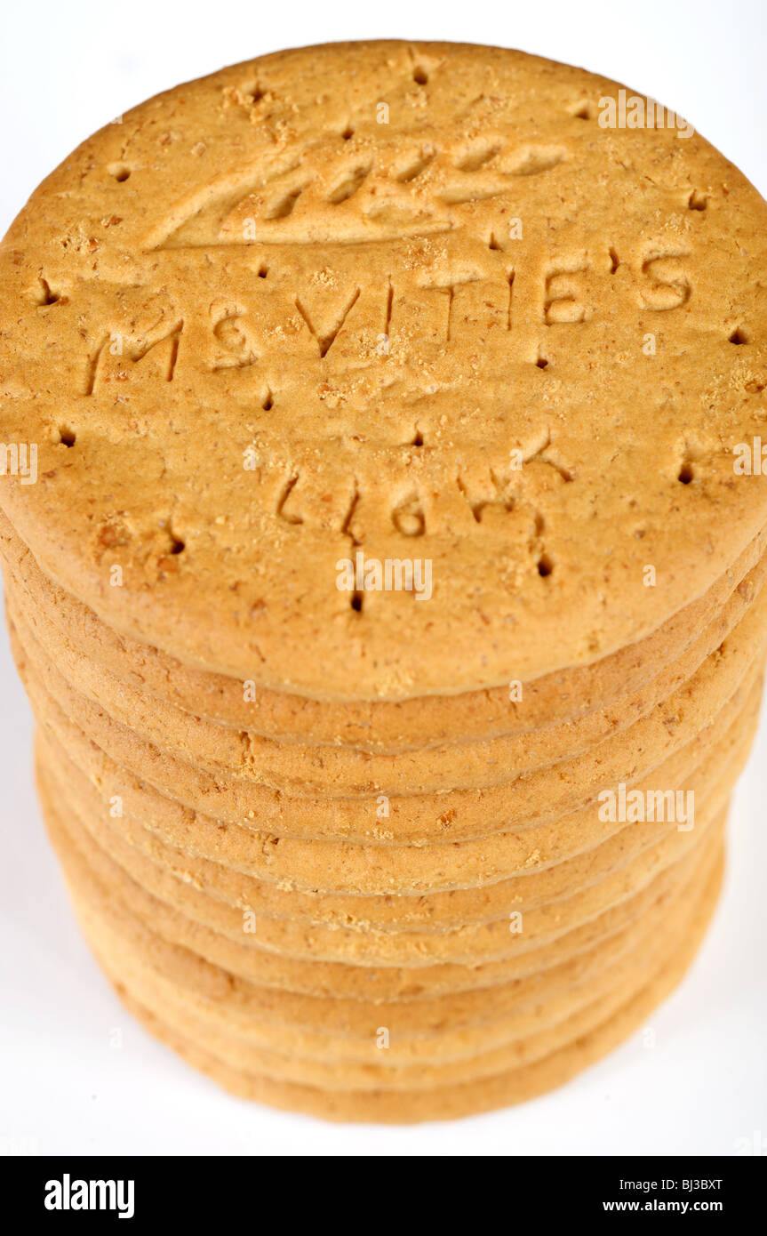 McVitie la luce di biscotti digestivi Foto Stock