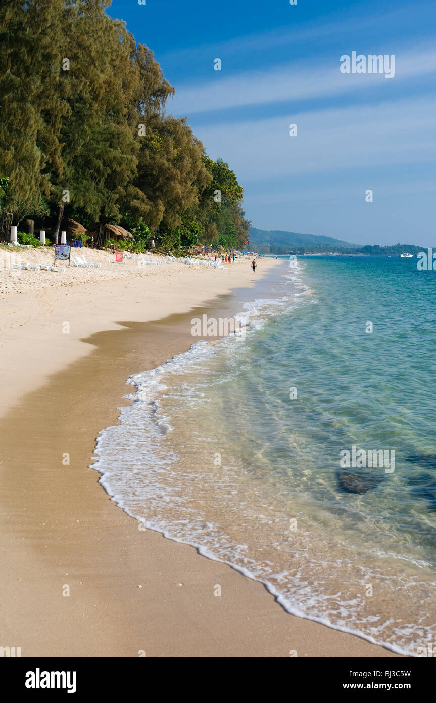 Long Beach, Phra Ae Beach, isola di Ko Lanta, Koh Lanta, Krabi, Thailandia,  Asia Foto stock - Alamy