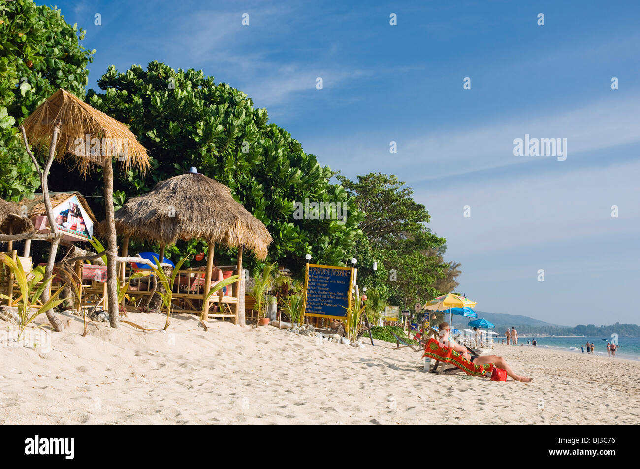 Long Beach, Phra Ae Beach, isola di Ko Lanta, Koh Lanta, Krabi, Thailandia, Asia Foto Stock