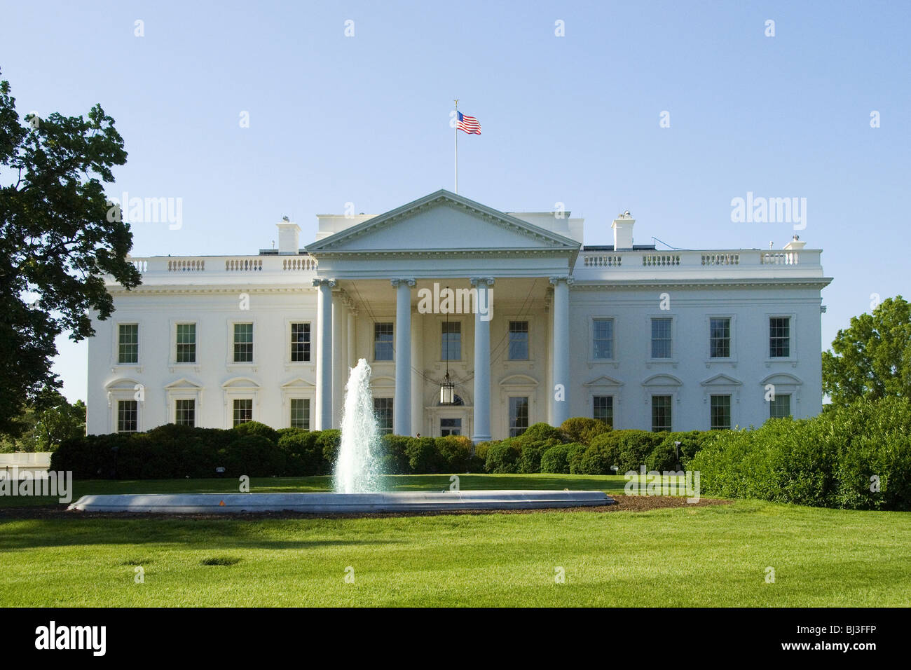 La Casa Bianca di Washington D.C, STATI UNITI D'AMERICA Foto Stock