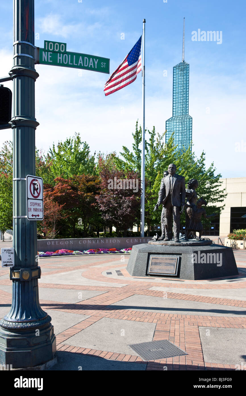 Oregon Convention Center di Portland, Oregon, Stati Uniti d'America Foto Stock