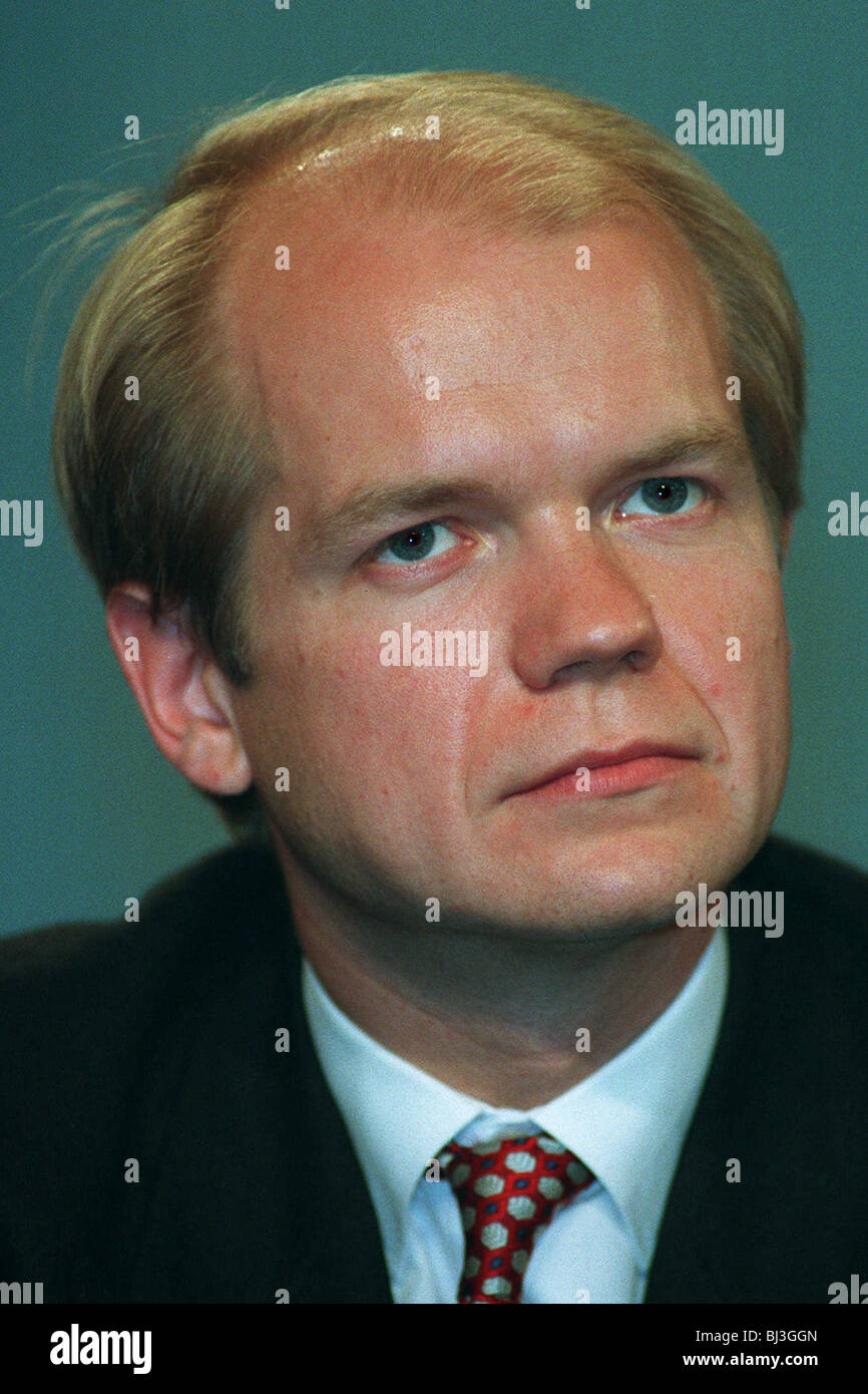 WILLIAM HAGUE MP partito conservatore RICHMOND 27 Gennaio 1994 Foto Stock